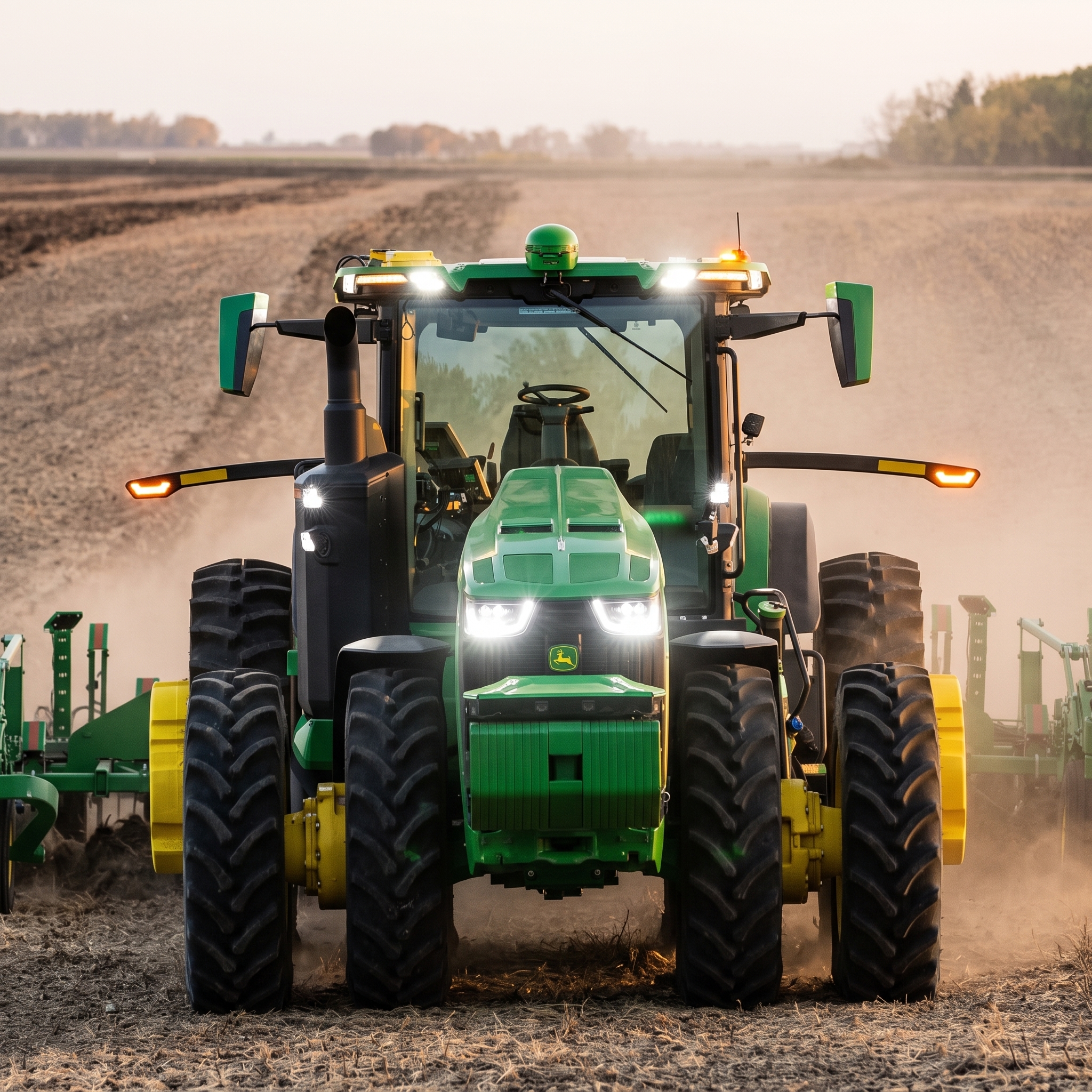 John Deere fully autonomous 8R tractor