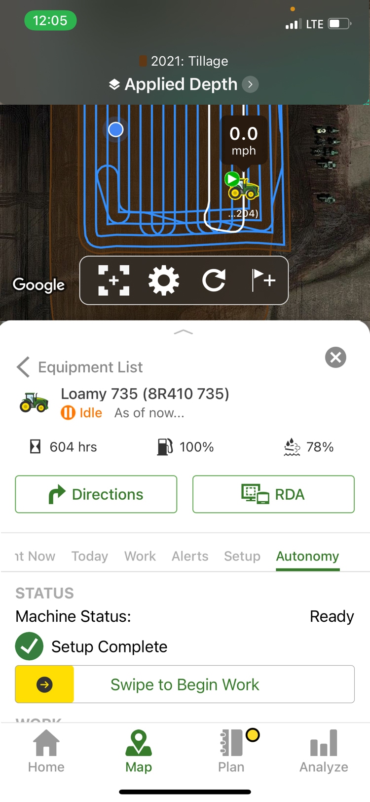 JohnDeere Autonomous Application